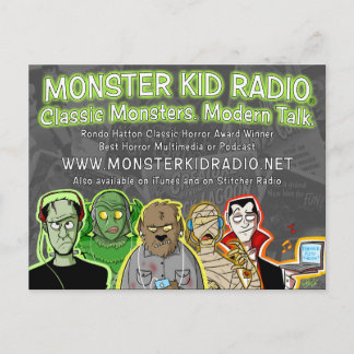 Nueva tarjeta de la radio del niño del monstruo