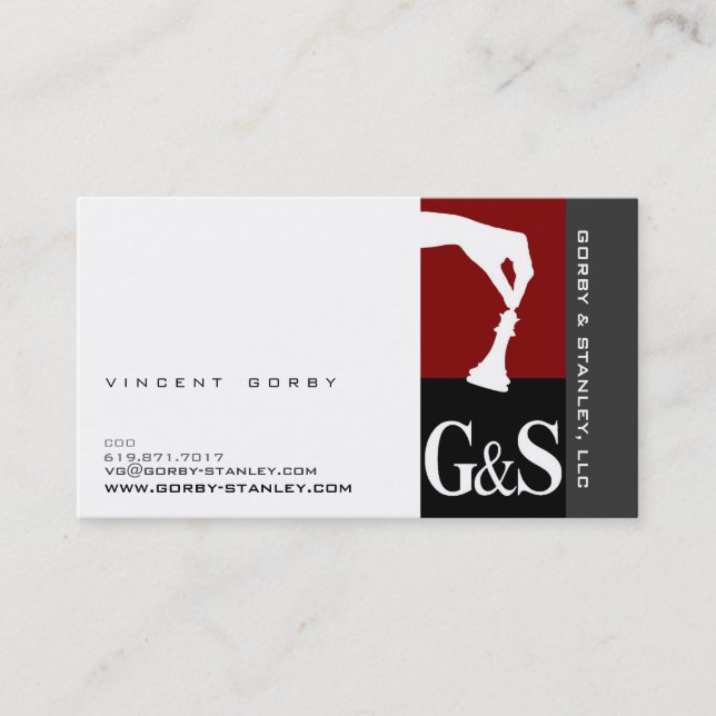 Nueva tarjeta de la visita de Vincent (Anverso)