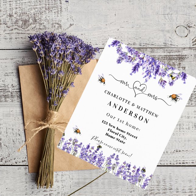 Nueva tarjeta de mudanza de abejas lavender de dir (Subido por el creador)