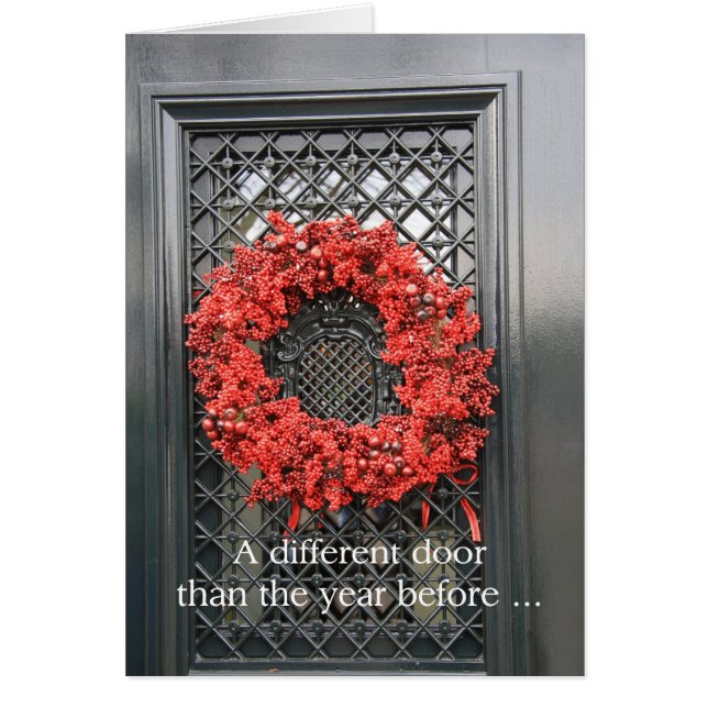 Nueva tarjeta de Navidades de Invitación de direcc (Frente)