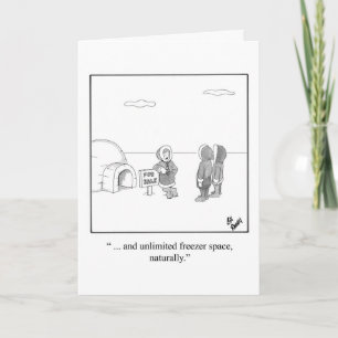 Nueva tarjeta de saludo de humor para felicitacion