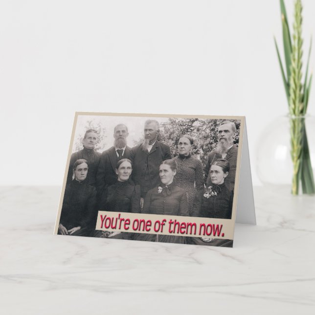 Nueva tarjeta de saludo de trabajo (Anverso)