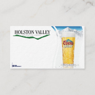 Nueva tarjeta de visitas de la cerveza de la HVDC