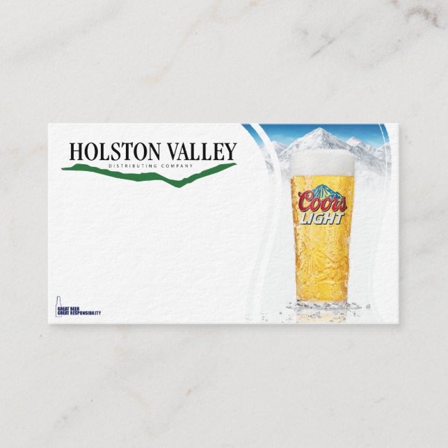 Nueva tarjeta de visitas de la cerveza de la HVDC (Anverso)