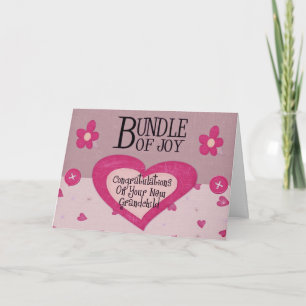 Nueva tarjeta del abuelo de la enhorabuena