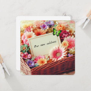 Nueva tarjeta plana de dirección