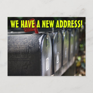 Nueva Tarjeta Postal de Cambio de Dirección