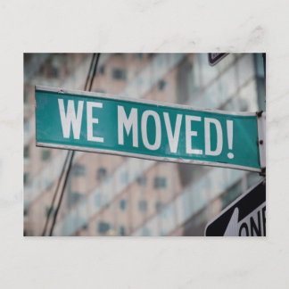 Nueva Tarjeta Postal de Cambio de Dirección
