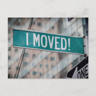 Nueva Tarjeta Postal de Cambio de Dirección