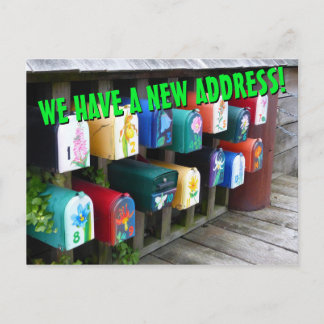 Nueva Tarjeta Postal de Cambio de Dirección