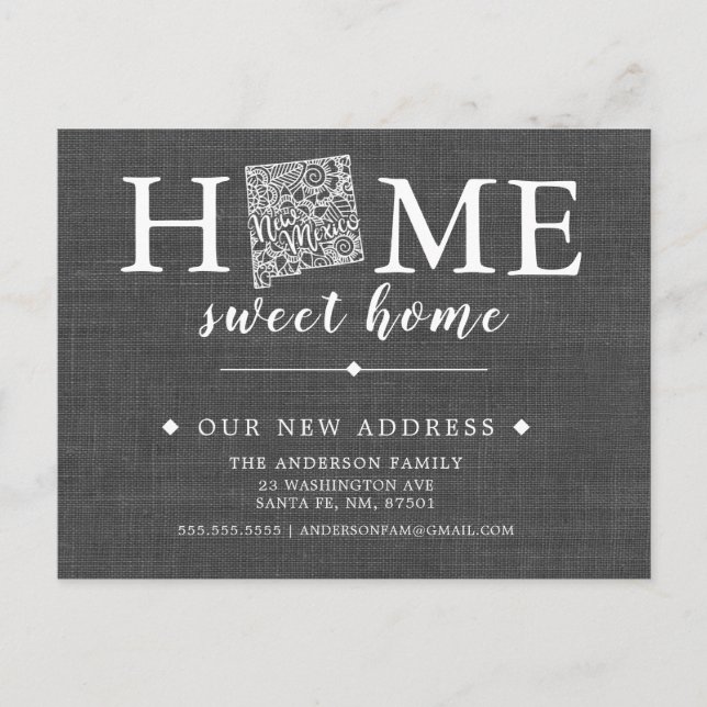 NUEVA tarjeta postal de Invitación móvil del estad (Anverso)