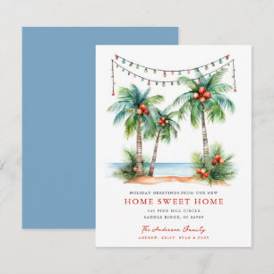 Nueva tarjeta residencial de vacaciones tropicales