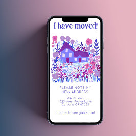 Nueva tarjeta sin árboles de dirección residencial