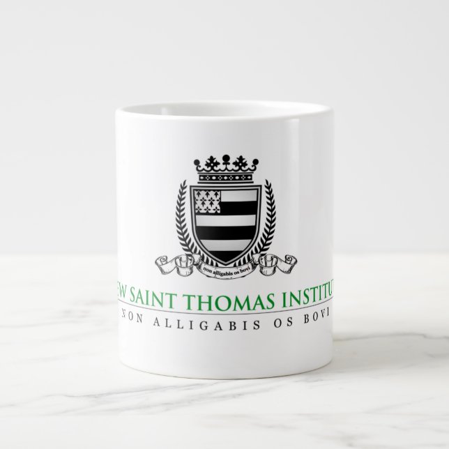 Nueva taza enorme del instituto de Santo Tomás (Frente)