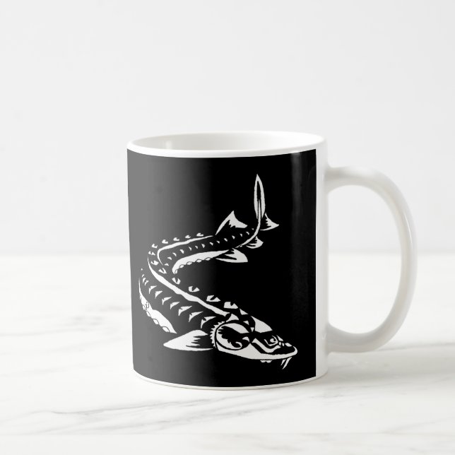 NUEVA taza negra tribal de Scutes (Derecha)