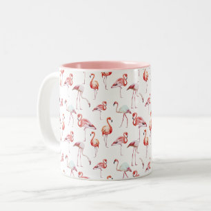 NUEVA taza rusa del "фламинго" del flamenco