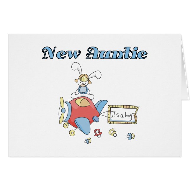 Nueva tía - camisetas y regalos del aeroplano (Anverso (Horizontal))