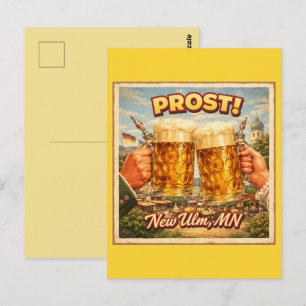 Nueva Ulm MN Tarjeta Postal Alemana de Prost