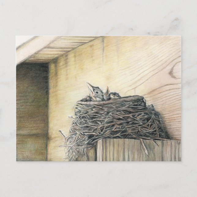 Nueva vida bajo la tarjeta postal de estilo de art (Anverso)