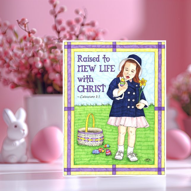 Nueva vida en la postal Inspiradora de Pascua de C (Subido por el creador)