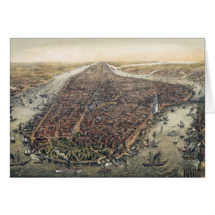 Nueva York antigua, Manhattan, Puente de Brooklyn