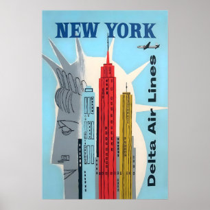 Nueva York Arte Estatua de la Libertad Imprimir De