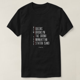 Nueva York (Boroughs) - Una camiseta de MisterP