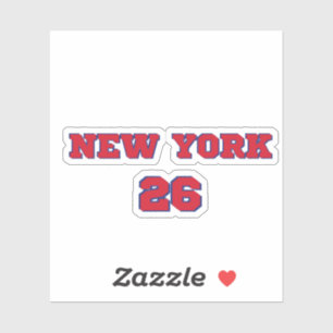 Nueva York Calcomanía de Espíritu Atlético 26 - NY