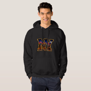 Nueva York Ciudad Skyline Sudadera con Capucha Vin