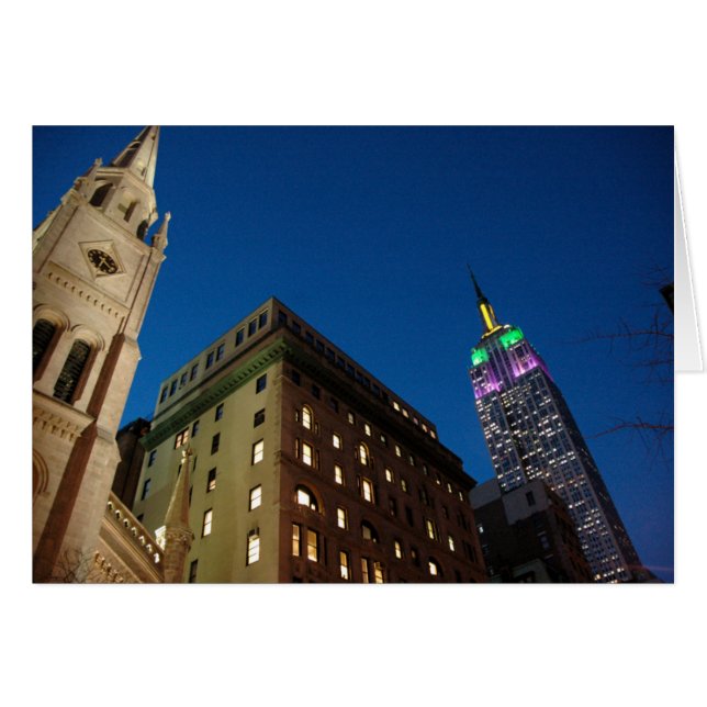 Nueva York de noche (Anverso (Horizontal))