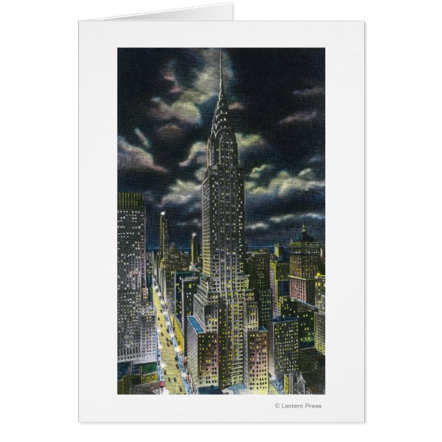 Nueva York, edificio Chrysler en la noche número 1 (Frente)