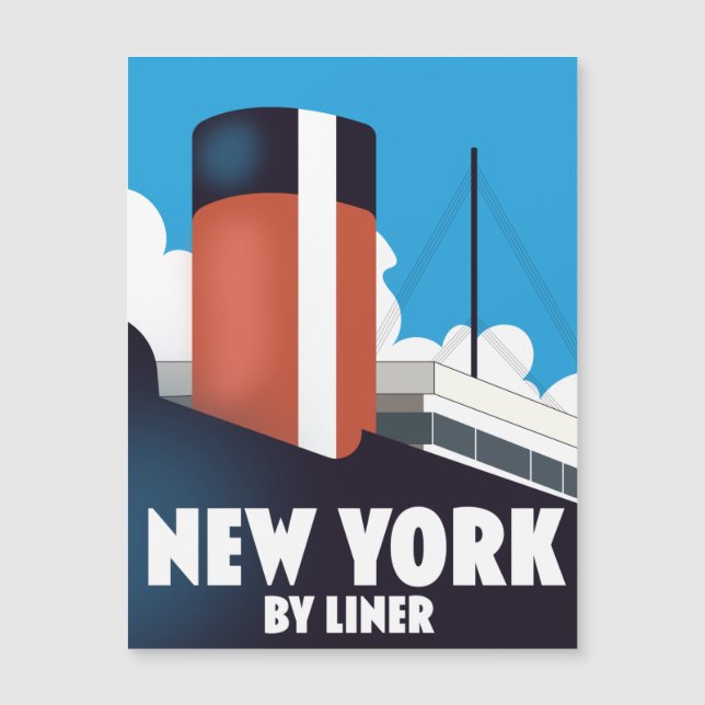 Nueva York en transatlántico (Anverso)
