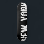 Nueva York - Estilo urbano - Skateboard<br><div class="desc">diseño de estilo urbano blanco y negro</div>