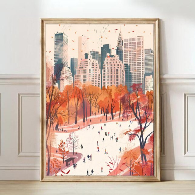 Nueva York Ilustración Central Park Impresión Nuev (Subido por el creador)