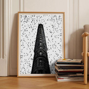 Nueva York Impresión Cartel de Nyc Edificio Flat I