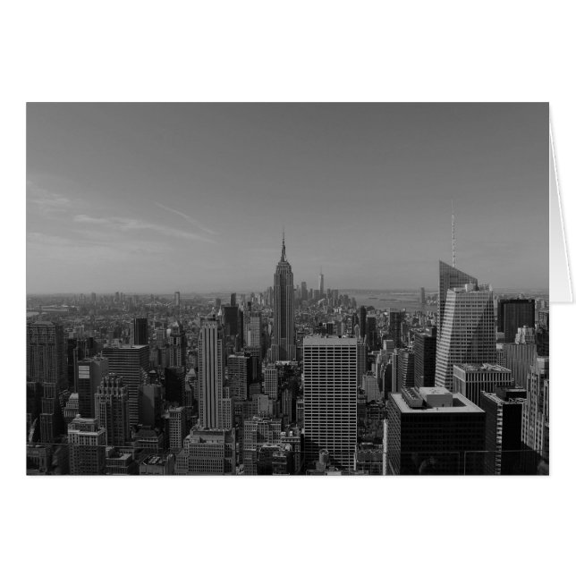 Nueva York / Noir, tarjeta (Anverso (Horizontal))
