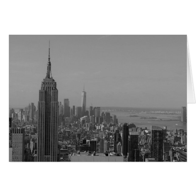 Nueva York / Noir, tarjeta (Anverso (Horizontal))