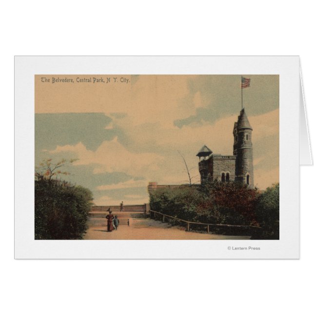 Nueva York, Nueva York - El Belvedere en Central P (Anverso (Horizontal))