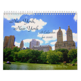 Nueva York, Nueva York Un calendario para 2026