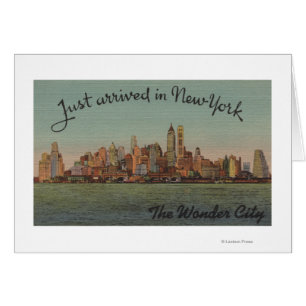 Nueva York, NY - apenas llegado - la ciudad