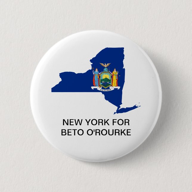 NUEVA YORK PARA EL BOTÓN DE BETO O'ROURKE (Anverso)