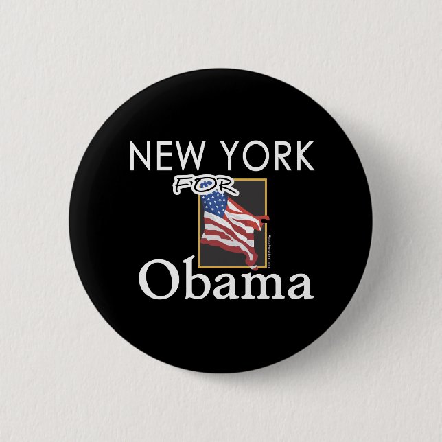 Nueva York para el botón de Obama (Anverso)
