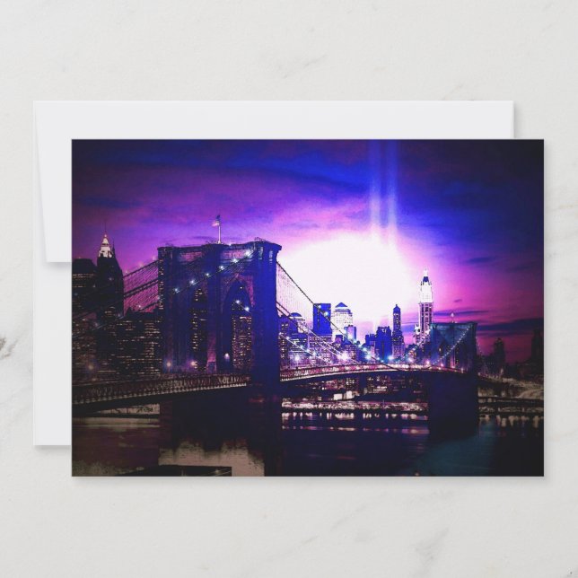 Nueva York por invitación nocturna (Anverso)