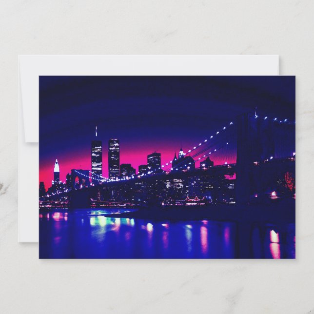 Nueva York por invitación nocturna (Anverso)