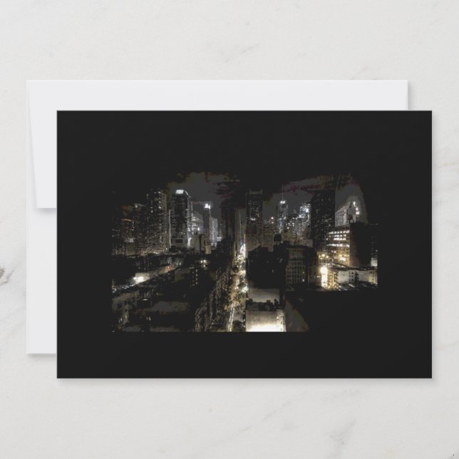 Nueva York por invitación nocturna (Anverso)