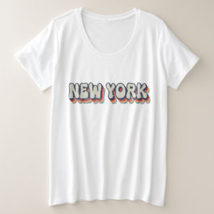 Nueva York Retro 80s Ciudad de Cromo 