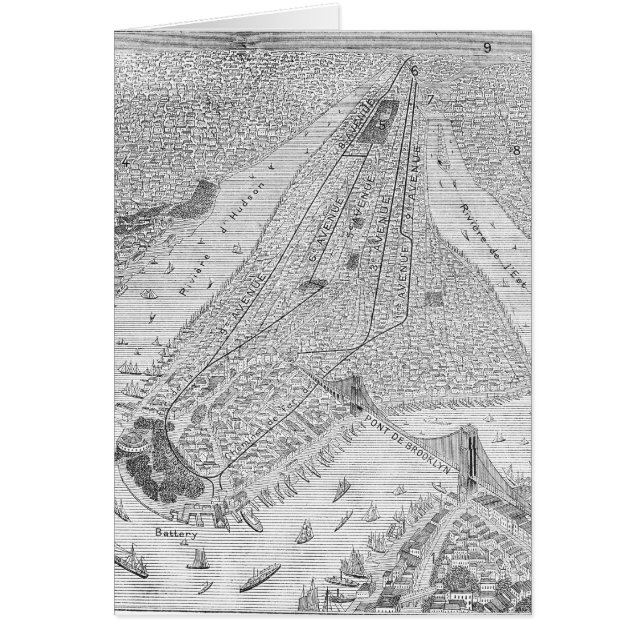 Nueva York: Tren del EL, C1878 (Frente)