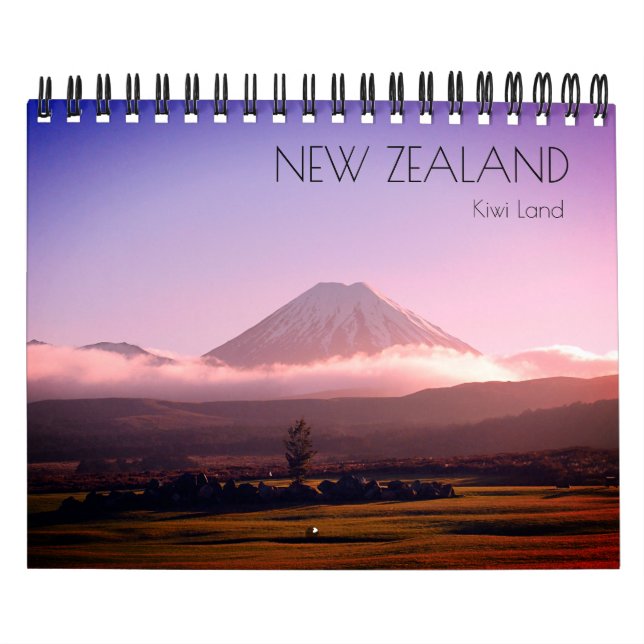 Nueva Zelanda 2027, Calendario Fotográfico (Tapa)