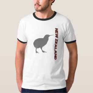 Nueva Zelanda Camiseta Moderna de Hombre con Diseñ