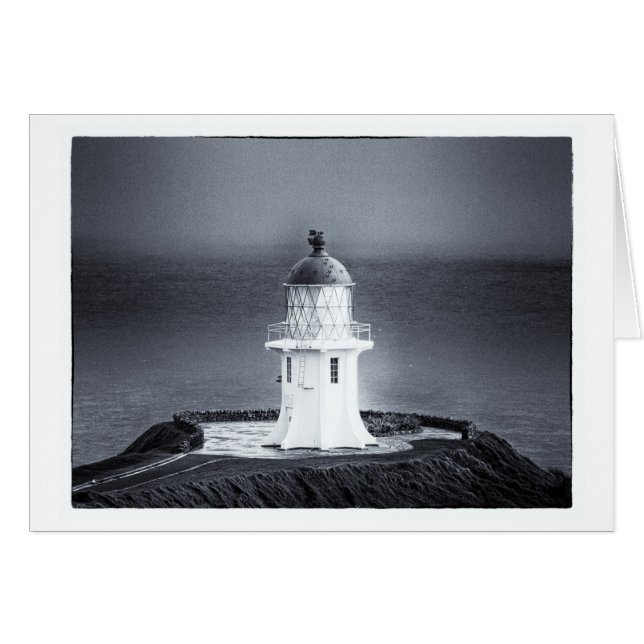 Nueva Zelanda - Faro Cape Reinga, tarjeta de vacac (Anverso (Horizontal))